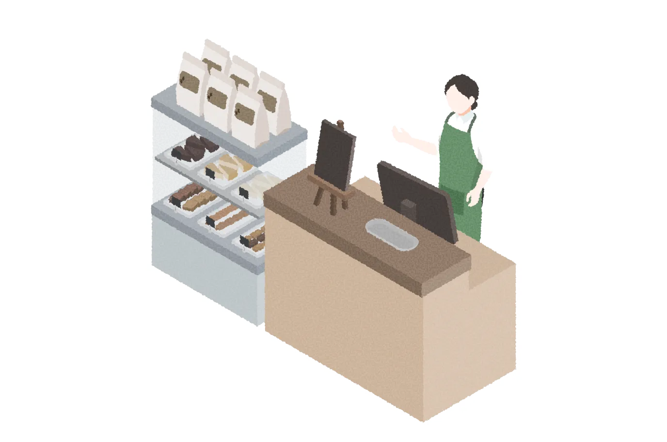お悩みイラスト