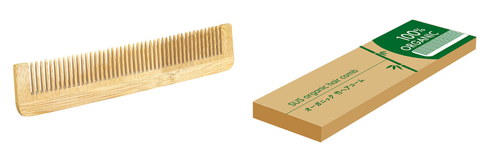 竹ヘアコーム『SUS organic hair comb』