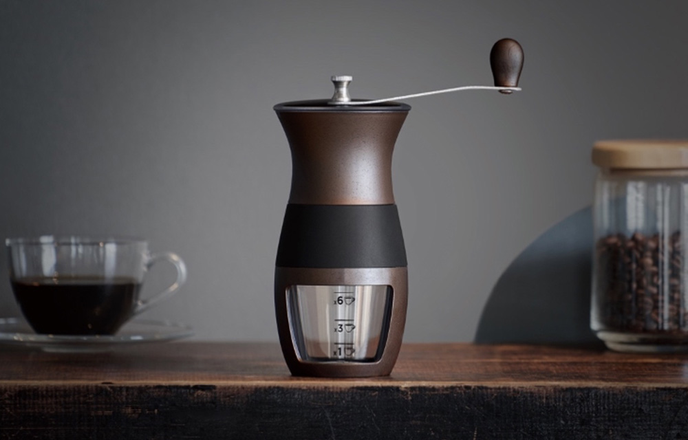 日本初!上品な形状とカラーで プレゼントにも 『SUS coffeeコーヒーミル』