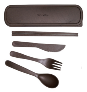 SUS Coffee PLA Cutlery Set(PLAカトラリーセット)