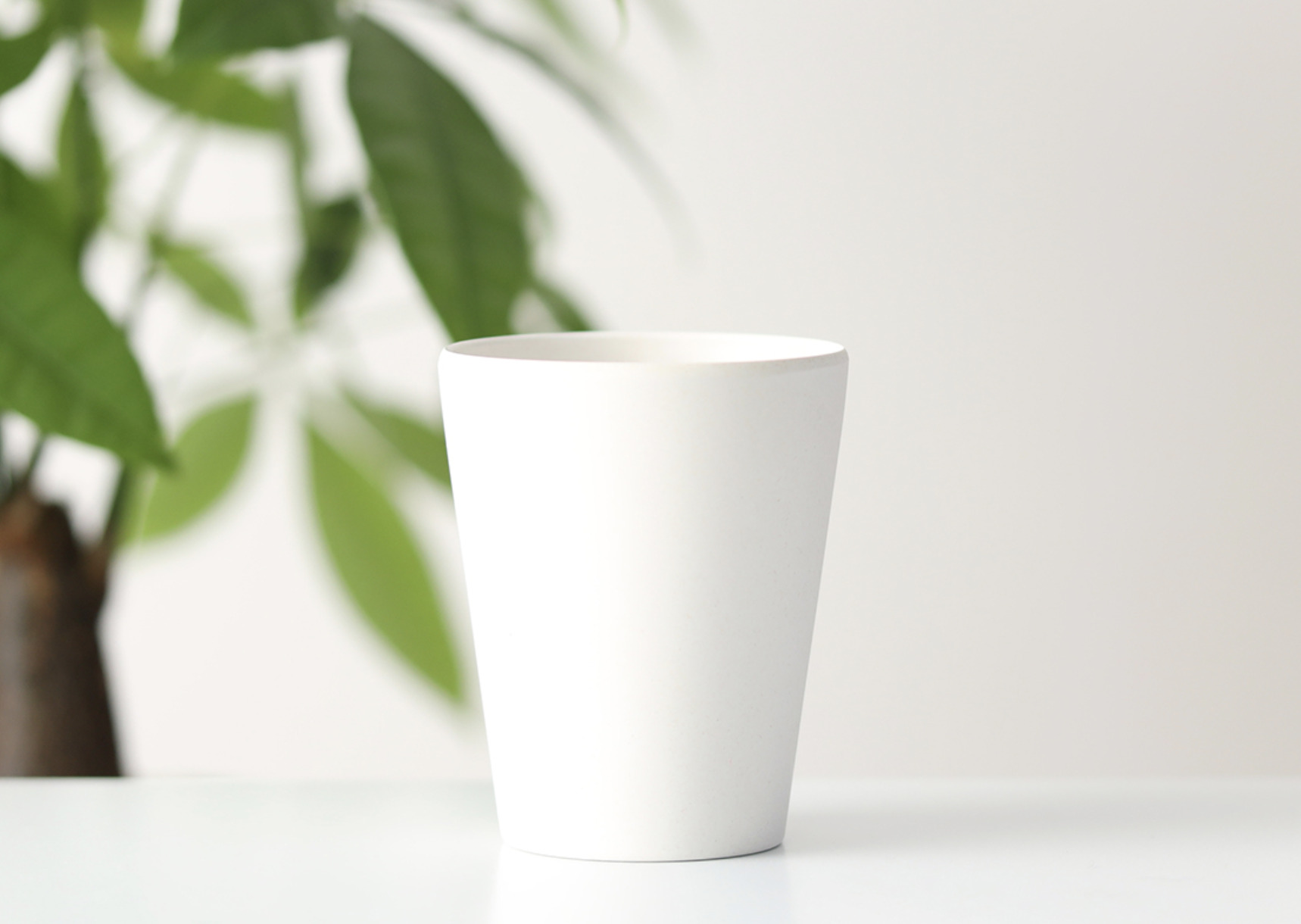 高級感のある質感ながら、軽くて割れにくい！『SUS Bamboo Fiber Cup』