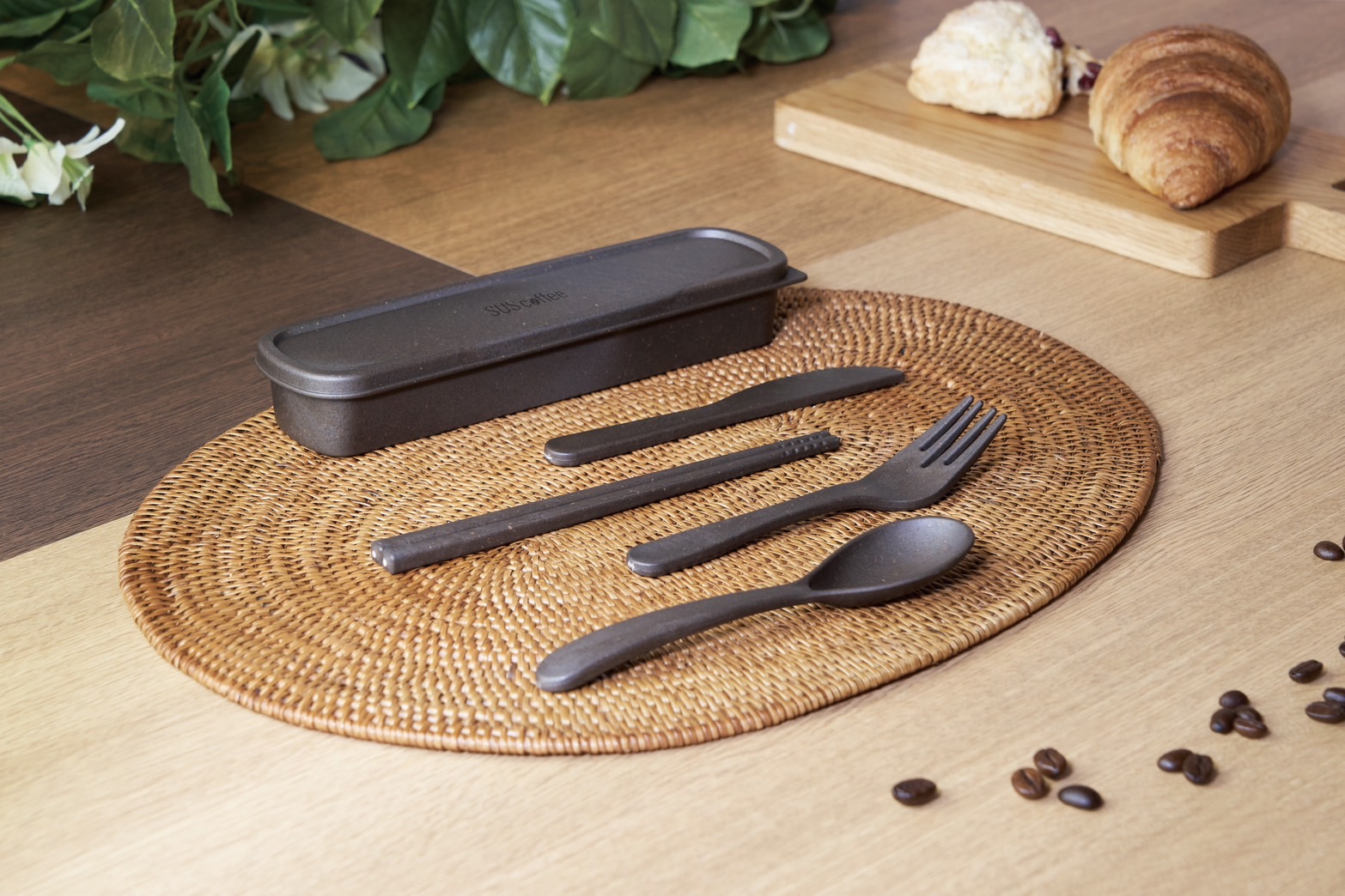 SUS coffee PLA cutlery set（サスコーヒー PLAカトラリーセット）