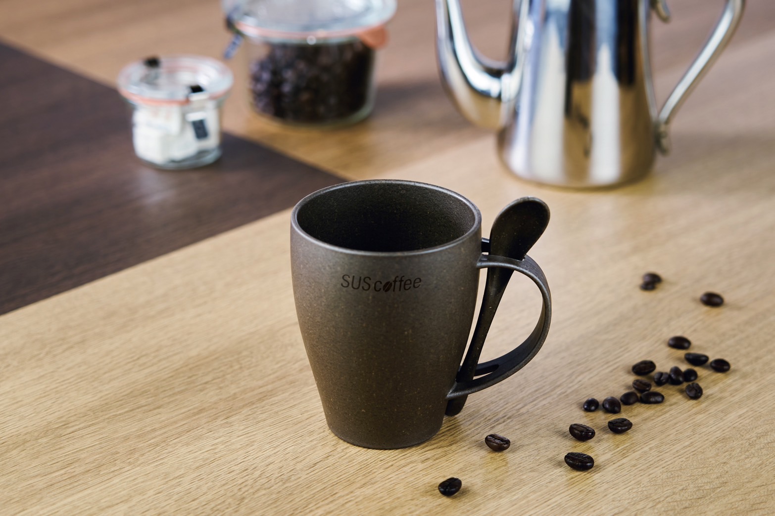 SUS coffee PLA mug & spoon（サスコーヒー PLAマグアンドスプーン）