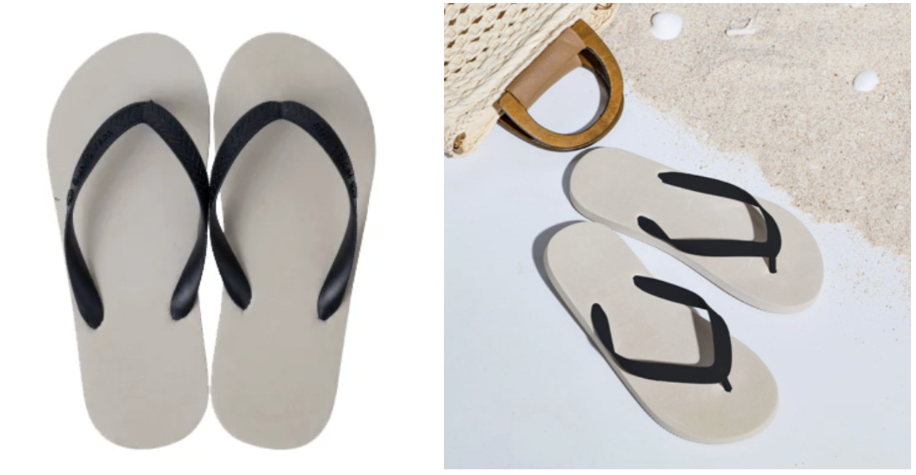 素足にすっと馴染む、快適な履き心地のSUS Coffee Grounds Beach Sandal
