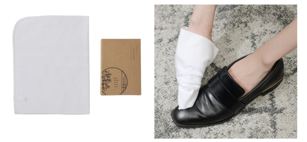 靴のお手入れに欠かせない!コットン100%使用の『SUS Cotton Shoe Shine Cloth(コットンシュークロス)』