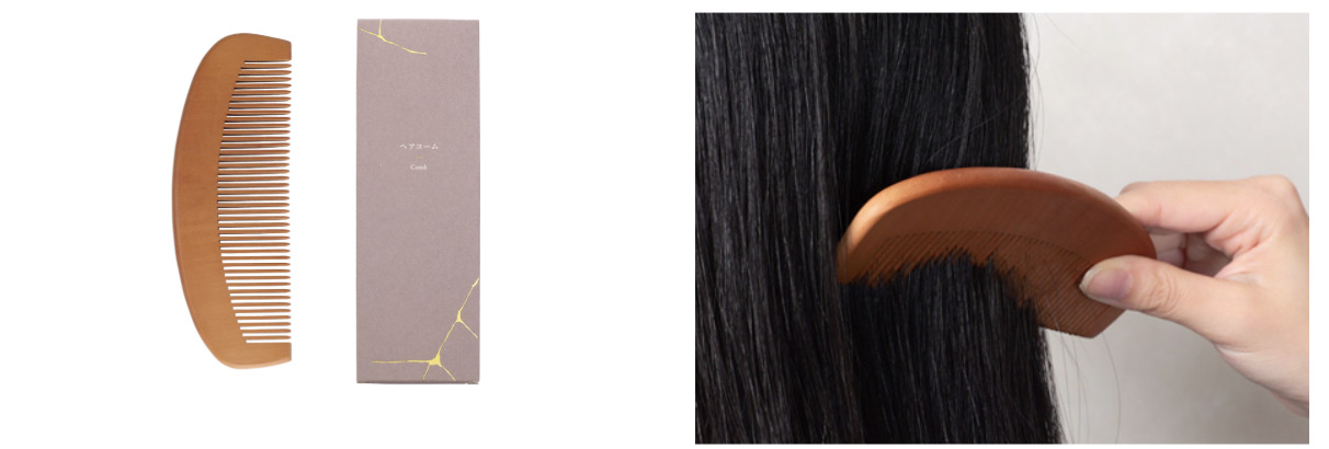 静電気を抑え、髪を優しく整える