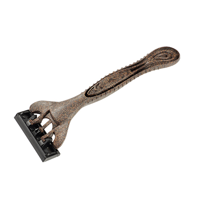 新製品2 | 肌への負担を抑える、シックな『SUS Coffee Razor（コーヒー粉由来 カミソリ）』